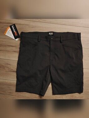 Timberland PRO Tempe Work Shorts Mens XL Black Stretch Modern Fit Utility Shorts